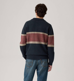 Джемпер мужской LEVI'S REDWOOD RUGBY SWEATER ORSON STRIPE NAVY