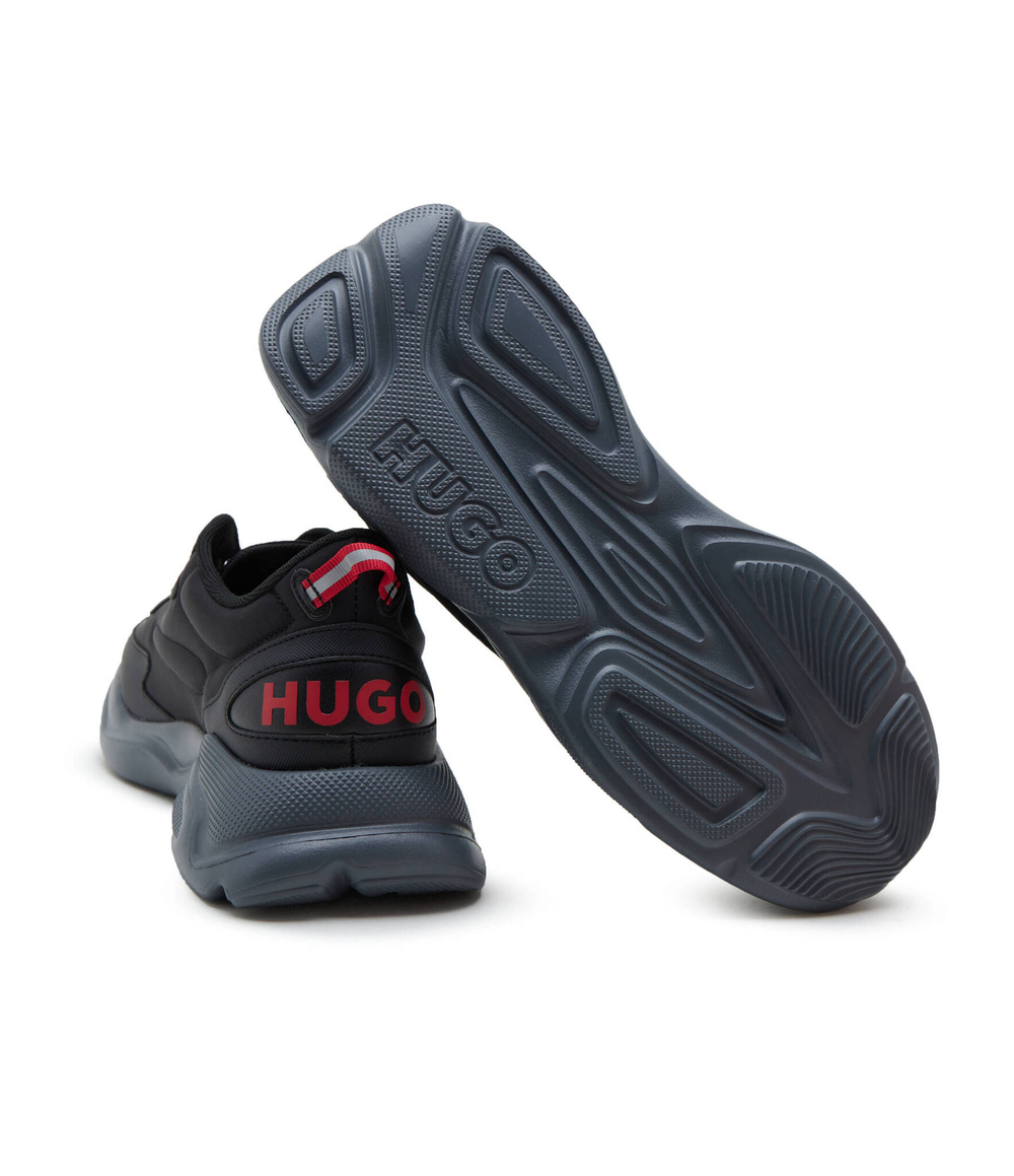 Кроссовки Leon_Runn_nypu_N HUGO - черный(50504799)