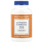 The Vitamin Shoppe, активированный уголь, 100 растительных капсул (260 мг в 1 капсуле)