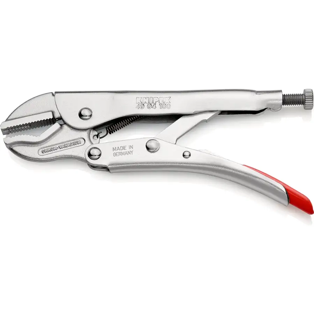 Клещи зажимные универсальные никелирование 180 мм Knipex 40 04 180