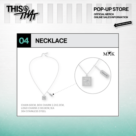 Подвеска на шею Stray Kids "THIS & THAT" — NECKLACE