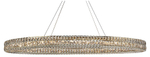 Подвесная люстра Newport 8550/160 C oval gold polished
