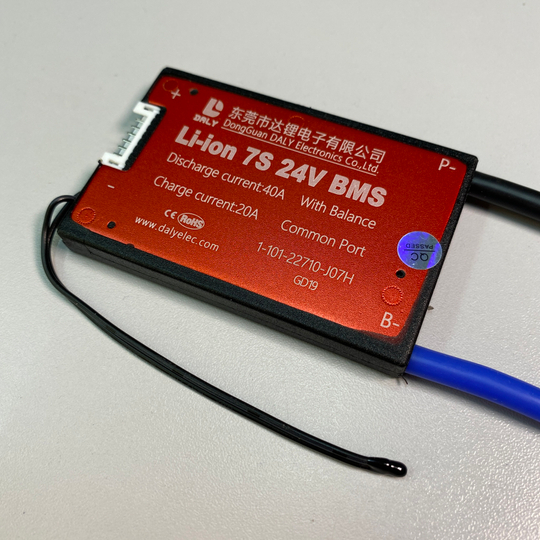 Плата Li ion BMS daly 7s25v40a с термодатчиком