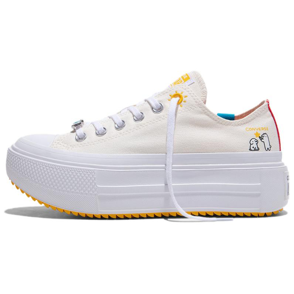 Converse All Star Canvas Shoes Unisex Low top Yellow White
