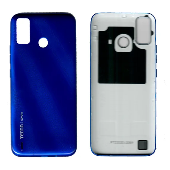 Задняя крышка для TECNO Spark 6 Go blue синяя