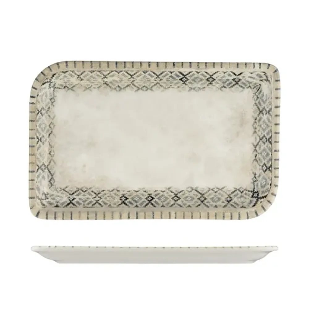 Блюдо прямоугольное 30*17,5 см h1,8 см Rug By Bone Innovation [bb] [6]