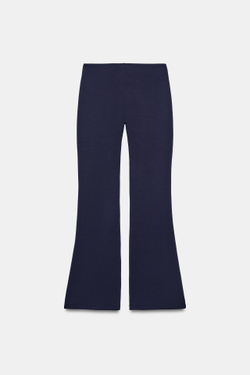 ZARA БРЮКИ FLARE, МОРСКОЙ СИНИЙ
