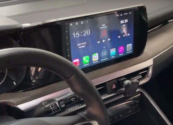 Магнитола для KIA K5 2020+ - FarCar S500-TS10 монитор 10.36" QLED на Android 14, Быстрая, CarPlay, 4G SIM-слот