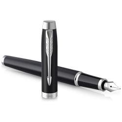 Parker IM Essential F319 - Matte Black CT, ручка перьевая, F