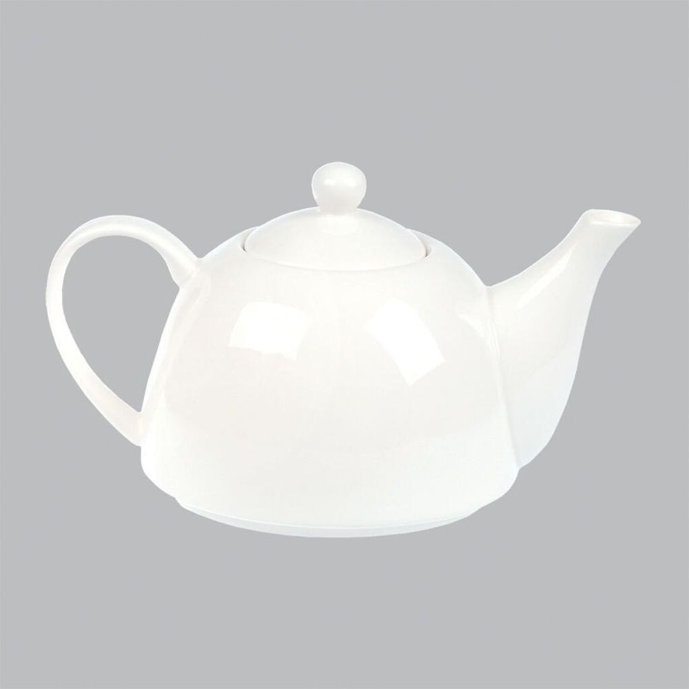Чайник 1200 мл d 14 см h13,5 см белый фарфор P.L. Proff Cuisine [1]