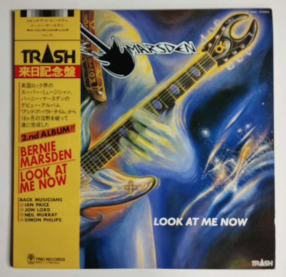 Винтажная виниловая пластинка LP Bernie Marsden Look At Me Now (Japan 1981) (Obi)