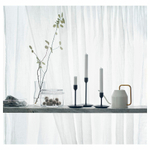 Набор подсвечников IKEA FULLTALIG (ФУЛЛТАЛИГ), Черный, Металл, 3 шт