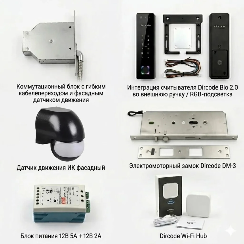 Комплект Арт. 40х25 DIRCODE BIO 2.0 L-1500 мм.