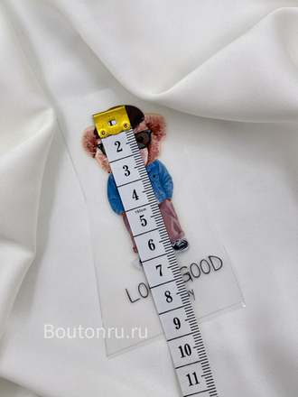 Термонаклейка мишка "Look Good Everyday"
