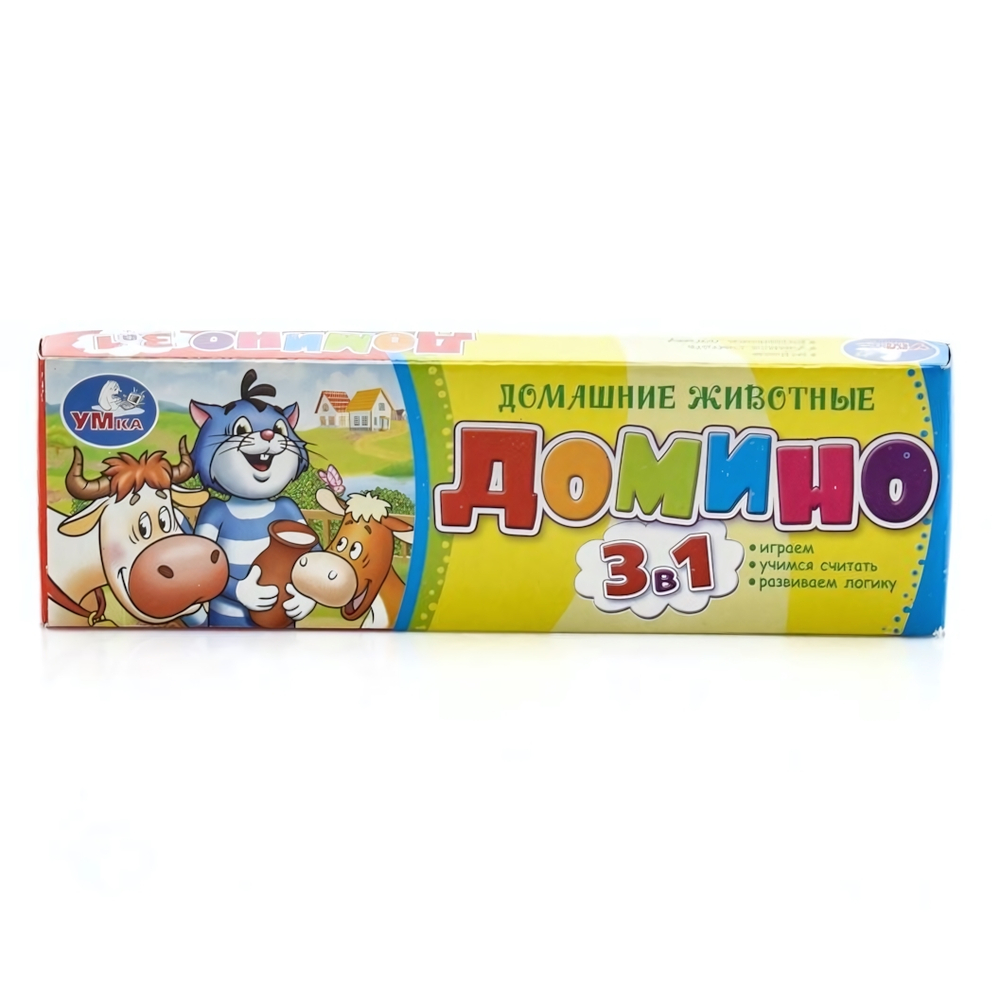 Домино "Простоквашино. Домашние животные" 4690590069455 (Умка)