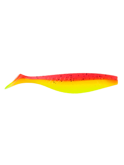 Приманка ZUB-PROVOCATOR 145мм(5,7")-5шт, (цвет 023) розовый верх - желтый низ