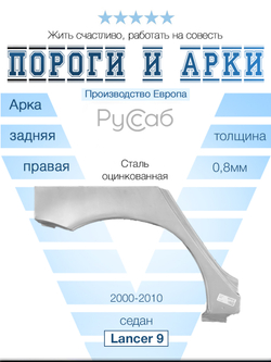 Арка правая Mitsubishi Lancer 9 (Polcar) седан