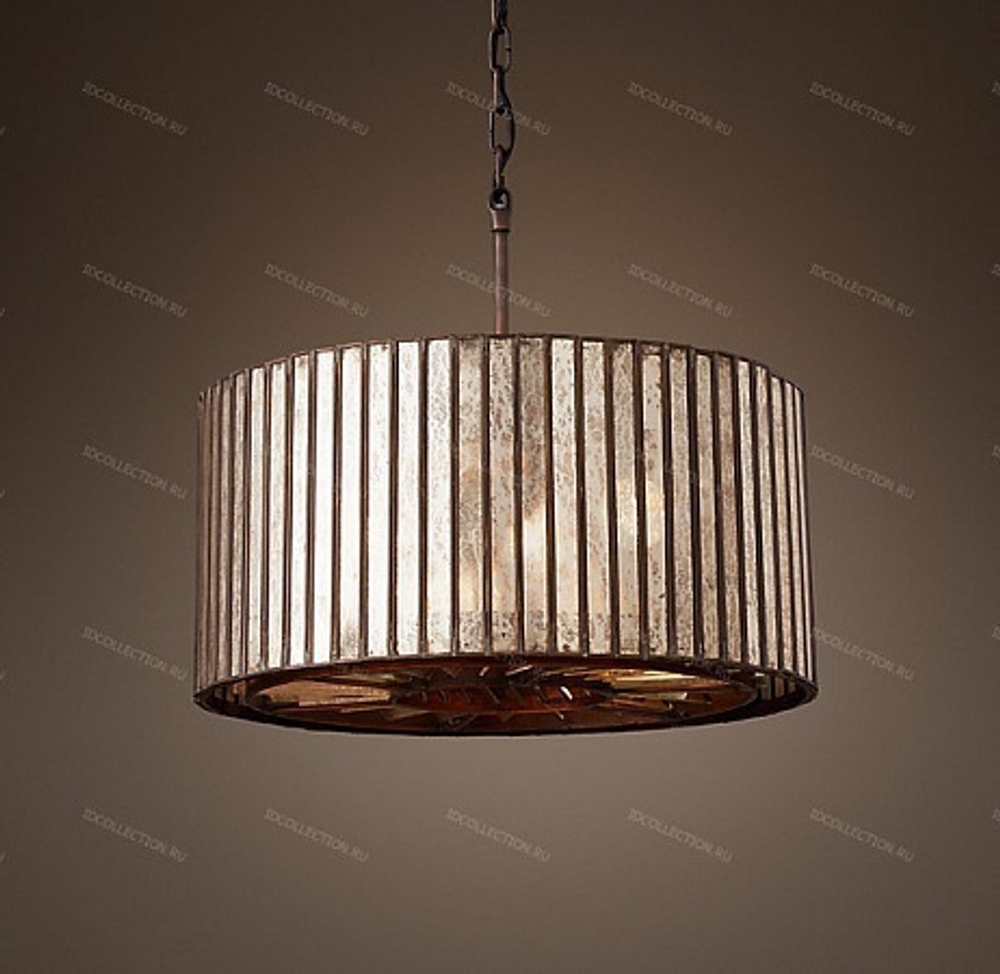 Люстра VITTI MIRRORED DRUM Restoration Hardware 68450638