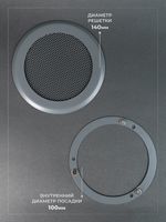 Вентиляционная Решетка КП 100х100 Серый