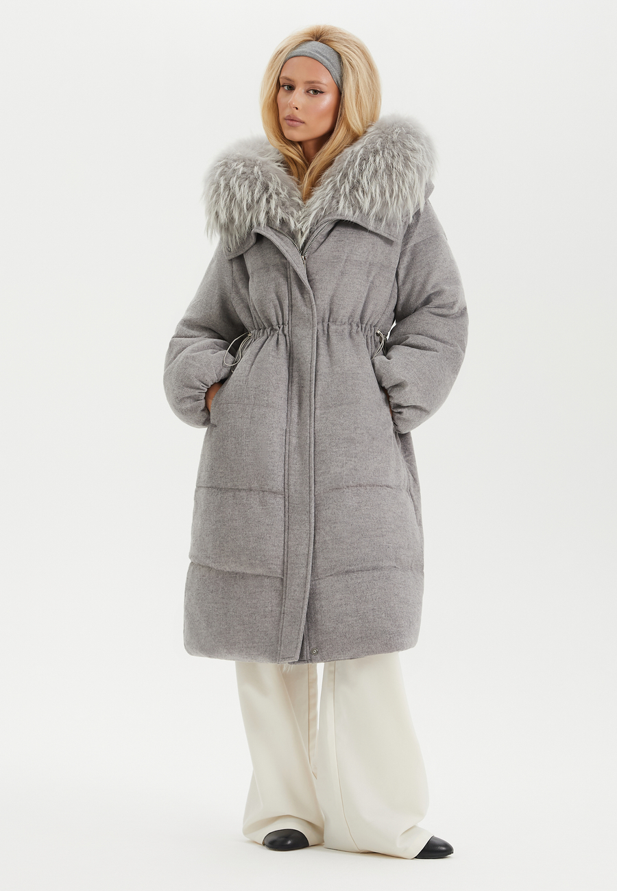 Удлиненный пуховик Cozy