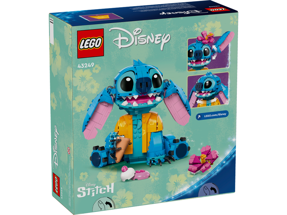 Конструктор Лего дисней Стич | LEGO Disney Stitch коллекционный набор, 43249, 730 деталей (9+)