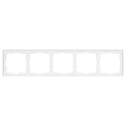Рамка пластиковая FRM-NOBE-SFPL-5-WH (Arlight, -)