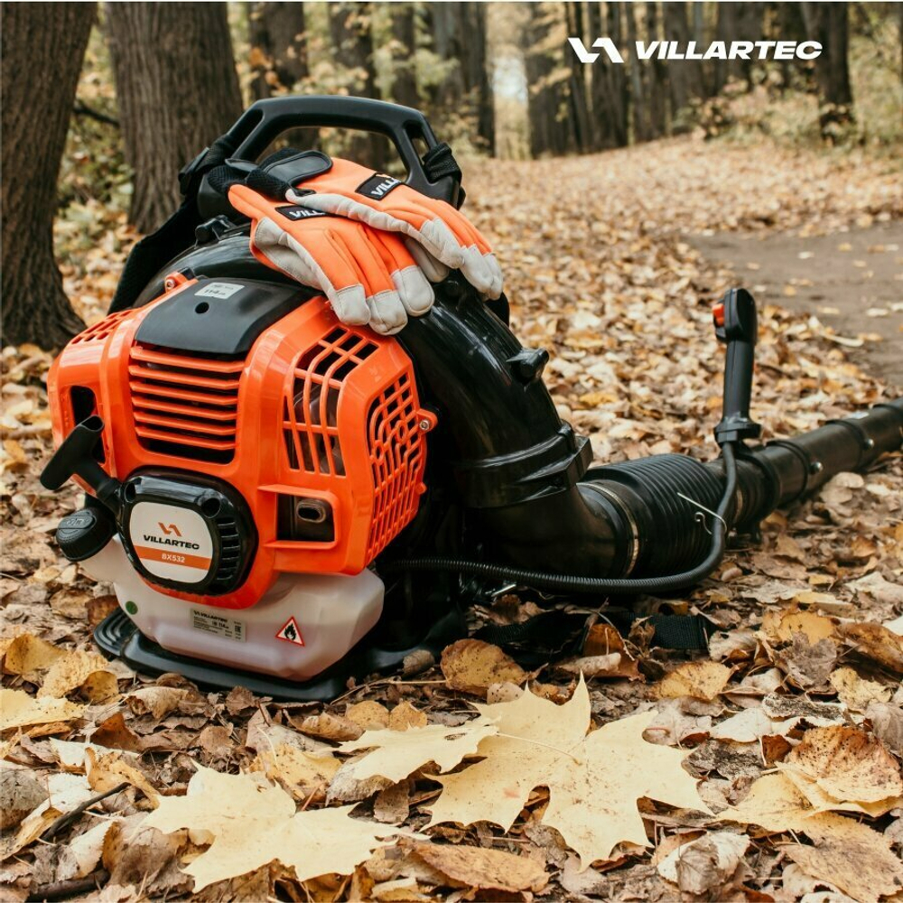 Бензиновая воздуходувка VILLARTEC "BX527", ранцевая, антивибрация, 1450Вт, 8,4кг