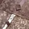 Кружево эластичное кофе 19 см