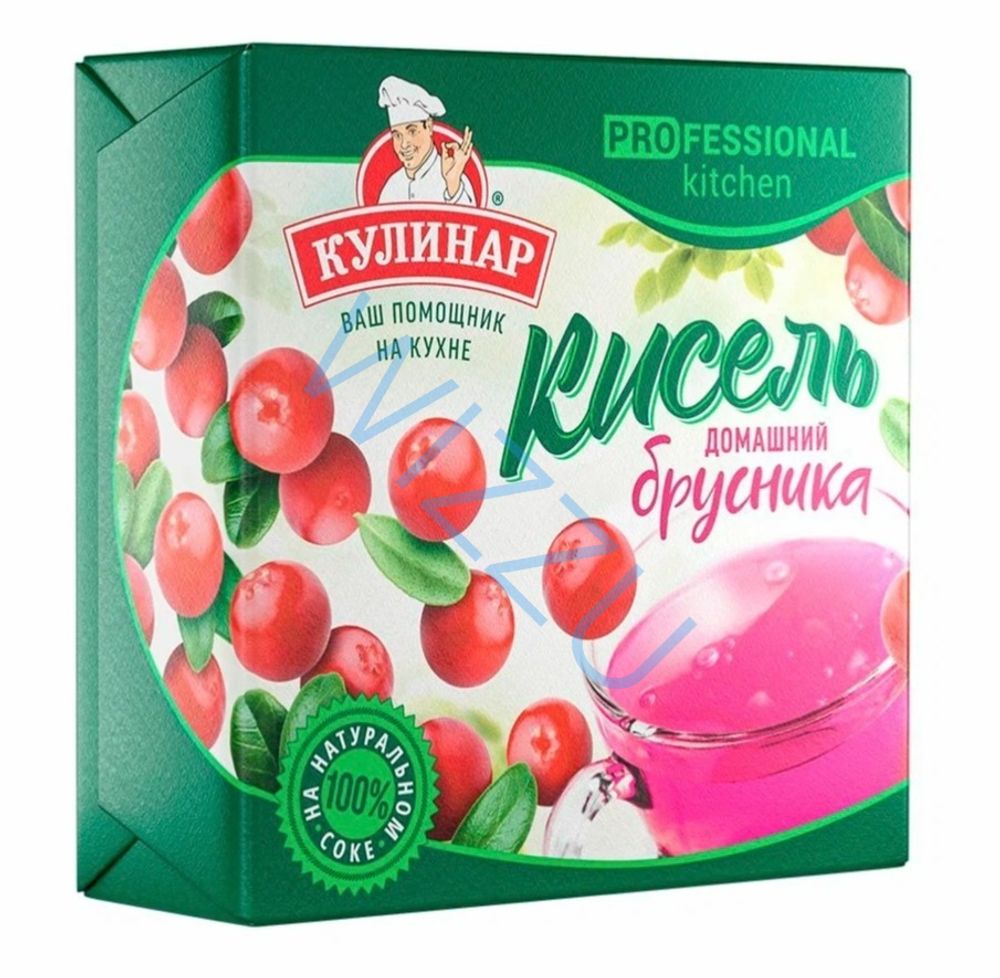 Кисель КУЛИНАР брусника брикет 220*16