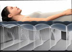 Мaтрас нaдувной Intex 64142 Pillow Rest 137х191х42 см / Крoвать нaдувная Интeкс полуторная велюровая со встроенным электронасосом 220V и подголовником