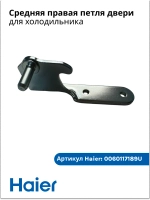 Средняя правая петля 0060117189U Haier
