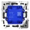 Выключатель двухклавишный Voltum S70 Графит VLS020107