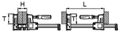 струбцина Bessey KRE60-2K 600/95 мм корпусная