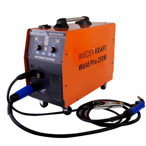 Weld Pro 260M Сварочный аппарат инверторный 260A, 220В MIG/MAG/MMA/Lift TIG с горелкой 24KD