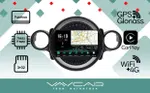Магнитола для Mini Cooper 2007 - 2015 - Vaycar VA07-1707 на Android 13, Быстрая, 4G SIM-слот