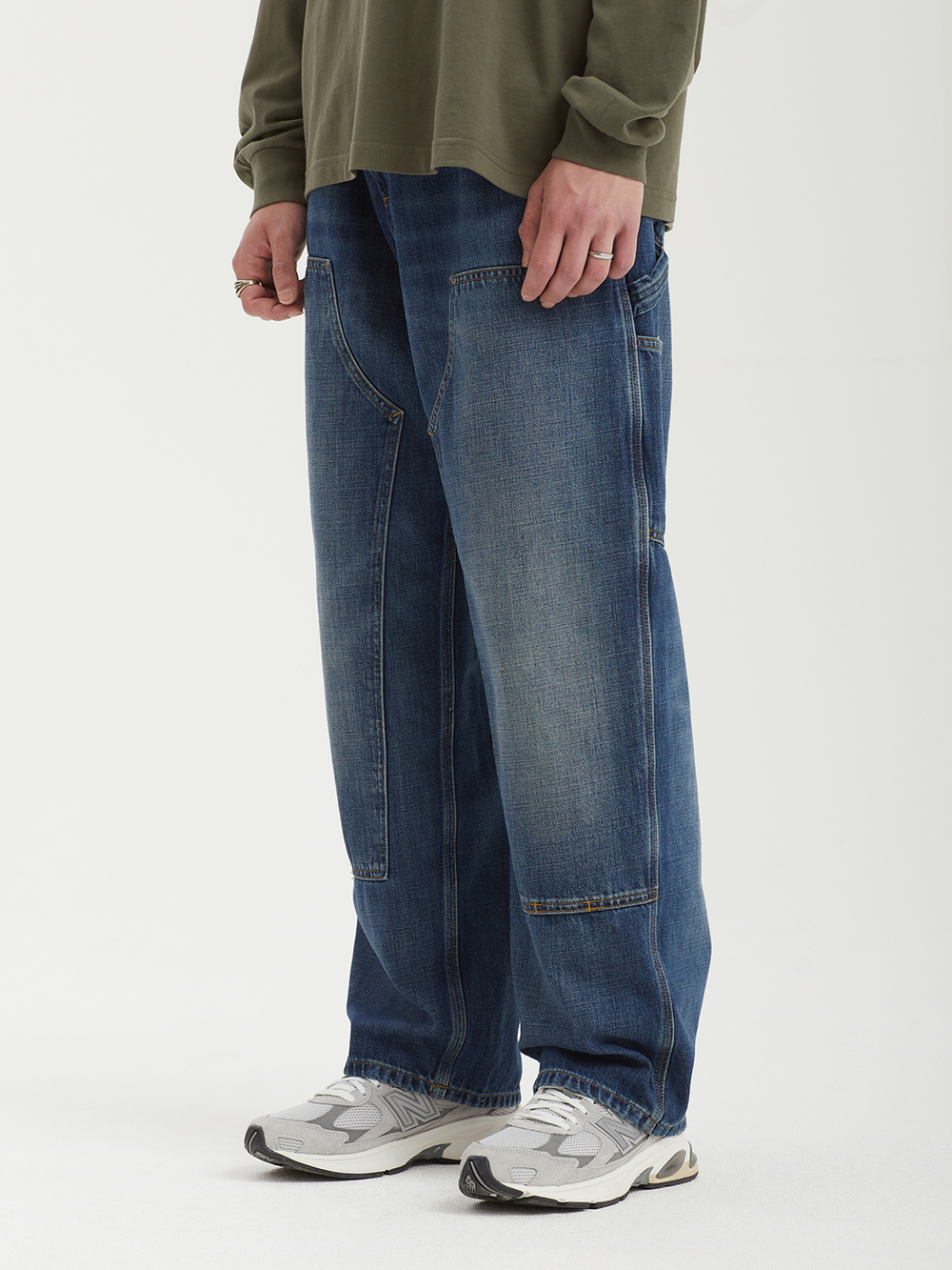 Мужские Джинсы (Loose Straight Fit) Og Double Knee