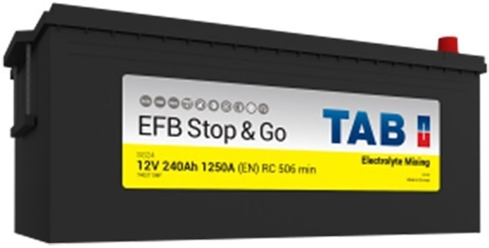 TAB EFB TRUCK 6CT- 240 ( 455612 ) аккумулятор TAB EFB TRUCK 6CT- 240 ( 455612 ) аккумулятор