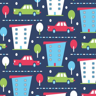 Buy blue fabric city cars