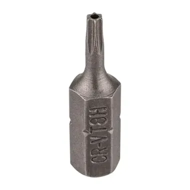 Бита TORX 1/4'', T8Hх25ммL c отверстием RockFORCE RF-1272508