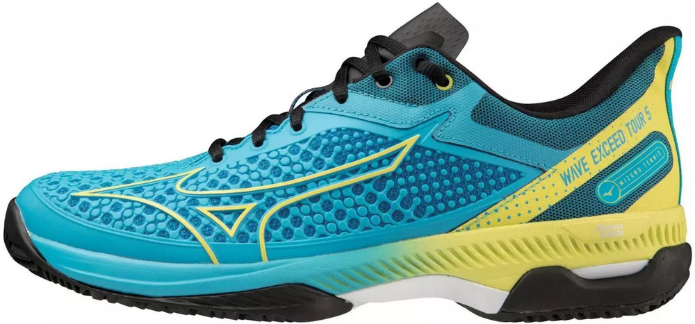 Мужские кроссовки теннисные Mizuno Wave Exceed Tour 5 CC - небесный