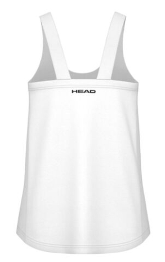 Женский топ теннисный Head Spirit Tank - белый