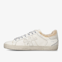 Кожаные кеды Premiata Steven-d 7608M на меху