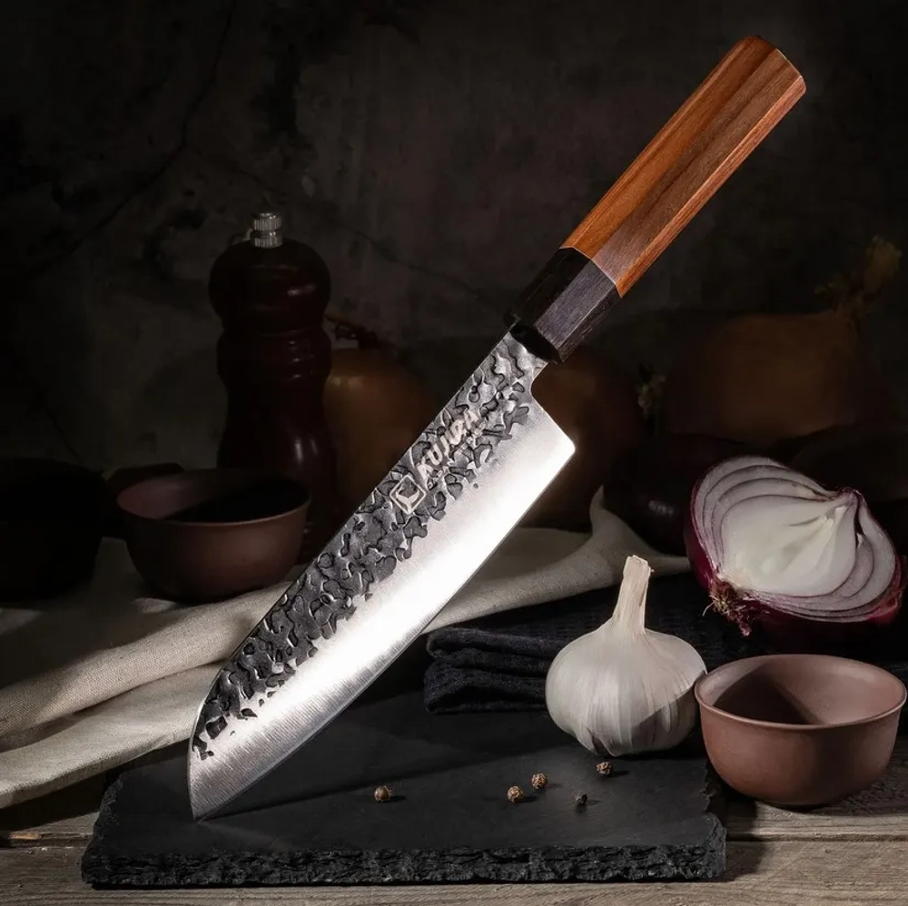 Нож кухонный Kujira Japan Series Santoku 175 мм сталь