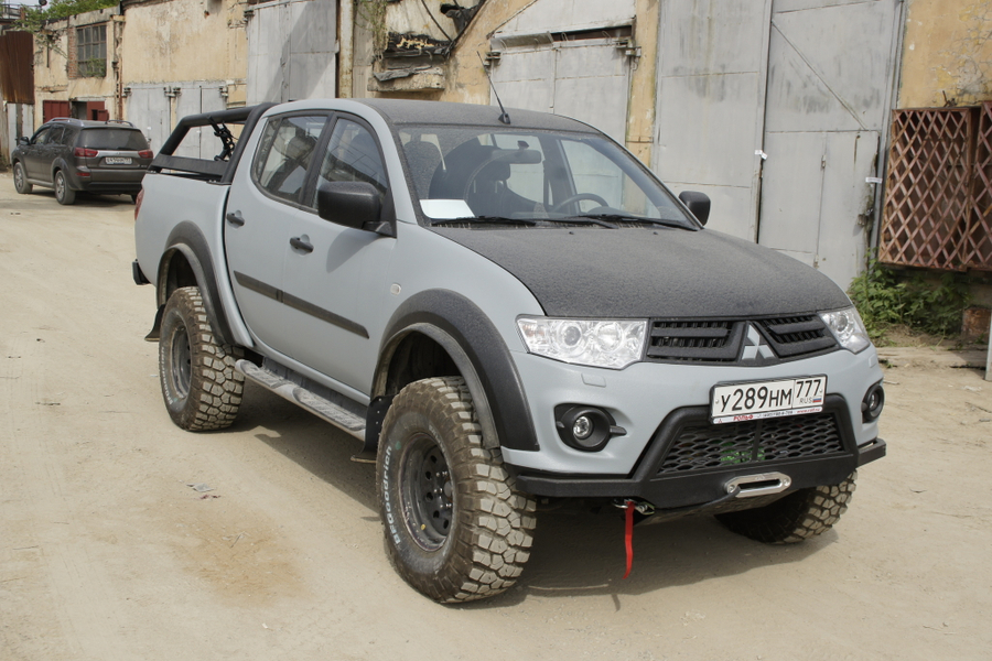 Mitsubishi L200 New подвеска, бодилифт, силовой обвес.