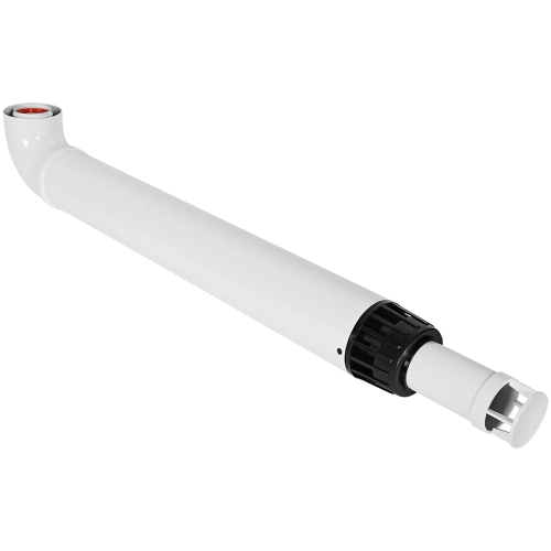 RCA-6010-211000 Комплект дымохода АНТИЛЕД 60/100 - 1000мм (Baxi , Viessmann, Kiturami, Mizudo, Beretta, Oasis, Wolf, Tiberis, DeDietrich ) хомут в комплекте