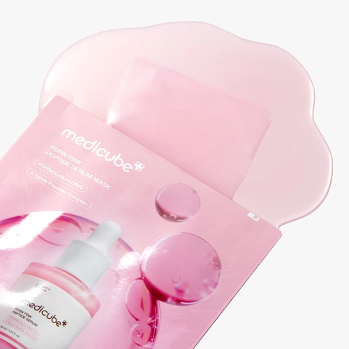 Маска тканевая с ПДРН и пептидами Medicube PDRN Pink Peptide Serum Mask 23ml