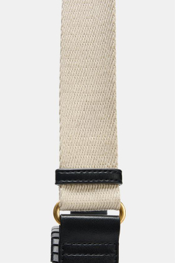 ZARA СУМКА С ПЛЕТЕНОЙ РУЧКОЙ, ЧЕРНЫЙ