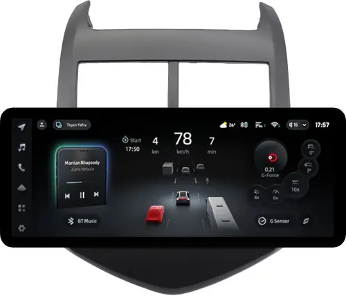 Магнитола для Chevrolet Aveo 2 2012-2015 - Teyes CC4PRO монитор 12.3" 2K QLED + рамка 9, Android 13, Быстрейшая, Snapdragon 778G, ИИ, CarPlay, DSP, 4G SIM-слот