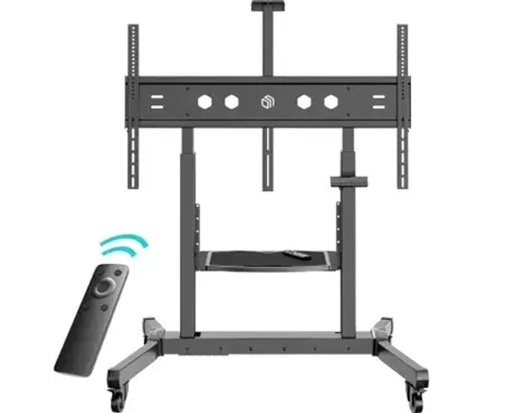 Стойка для телевизора Onkron TS1991 eLift черный 50"-100" макс.120кг напольный наклон