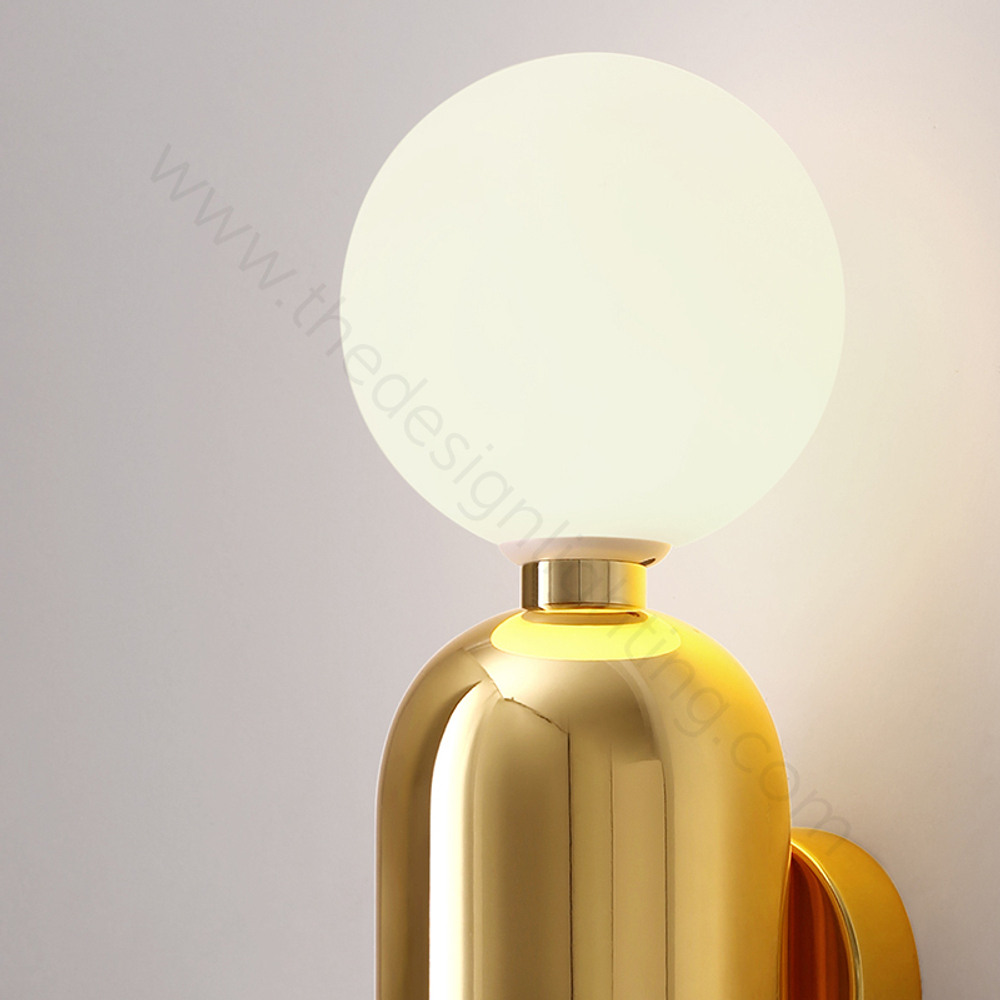 Wall design lamp Aballs by Parachilna (Black)